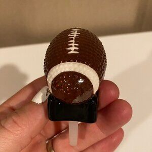 Nora Fleming Mini “TouchDown” Football Platter Charm‎ Figurine